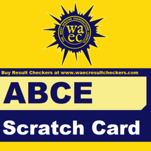 ABCE Results Checker Scratch Card