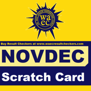 WASSCE Private Results Checker Card - NOVDEC